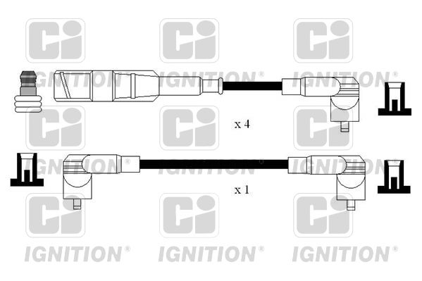 QUINTON HAZELL Augstsprieguma vadu komplekts XC1198